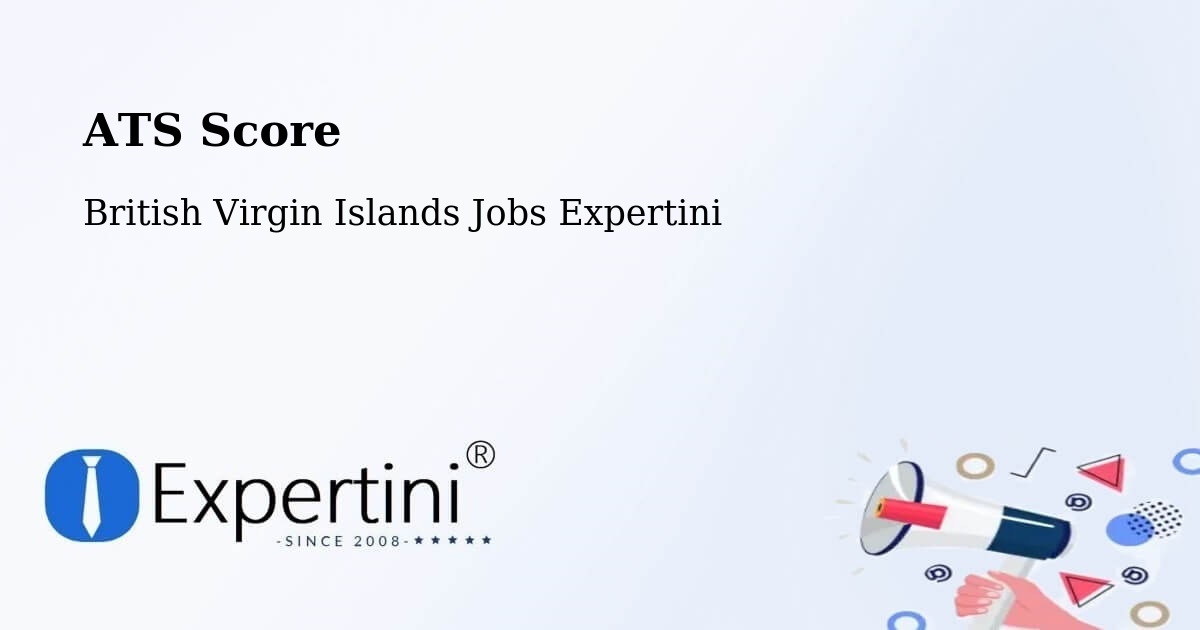 Resume ATS Score & Job Description Match Tool – Doty - British Virgin Islands Jobs Expertini