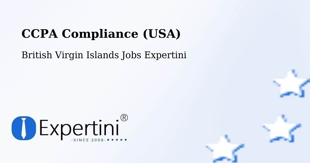 CCPA Privacy Rights & Compliance Notice – Doty - British Virgin Islands Jobs Expertini